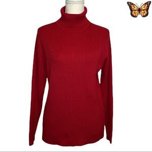 Style De Paris Long Sleeve Turtleneck Sweater Size Medium